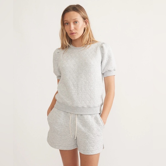 Marine Layer - Corbet Quilted Sweat Short - Picture 4 of 8